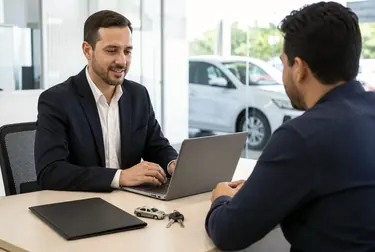 Profissional auxiliando no licenciamento veicular em Parauapebas.